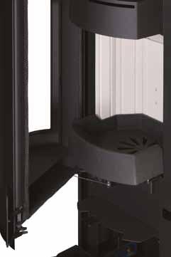 BRUKSANVISNING 15 Primærluft (Spjeld bak skuffen under døren) Betjeningshåndtak er lokalisert bak skuffen under døren.