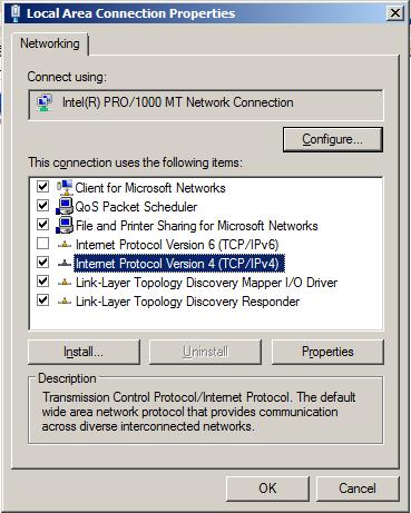 Demo: Nettverkskonfigurering i Windows statisk / fast IP-adresse Local Area Connection Properties