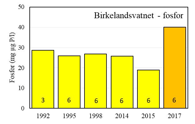 VURDERING AV VIRKNING Miljøforholdene i Grimseidvassdraget har vært fulgt ved tilsvarende undersøkelser på 1990-tallet i årene 1992 (Bjørklund mfl.