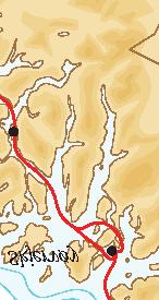 Arctic Circle Polarsirkelen 66 33 N Kristiansund Stokmarknes Stamsund Risøyhamn Sortland Svolvær Ørnes Brønnøysund Rørvik Bodø Finnsnes Nesna Tromsø Harstad Sandnessjøen Trondheim Skjervøy Hammerfest