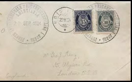Neste gang ble 1924 hvor klubben arrangerte den første internasjonale frimerkeutstillingen i
