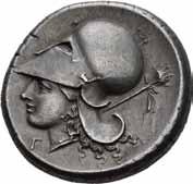 Pegasus mot høyre/ Hode av Athene med Korintisk hjelm mot venstre Ravel 1021 1+ 1 500 1078