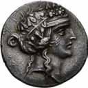 Pegasus mot venstre/ Hode av Athene med Korintisk hjelm mot venstre Ravel 1026a 01 4 000 1079