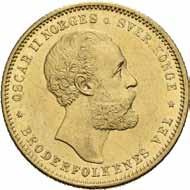 Norske mynter etter 1873 1227 1227 20 kroner 1883. Ripe på advers/scratch on obverse NM.7 01 200 000 Ex. Kjøpt av Roschberg Mynthandel 1.