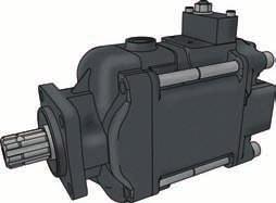 42 Hydraulikk Variabel oljepumpe Hiabs ventil 91 kan benyttes med en variabel oljepumpe. Den sørger for variabel oljemengde og en høyere maksimal gjennomstrømming.
