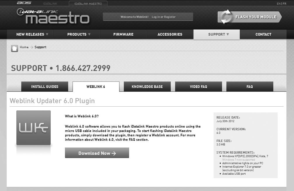 ilx-f309frn 4/20 Programming the idatalink Maestro Module The Maestro module is pre-flashed already.