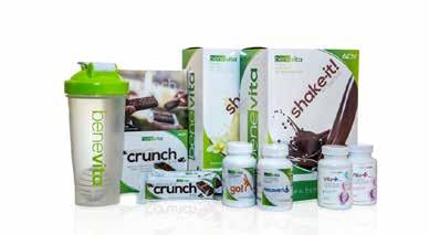 (INCLUDING ) AND RATES Benevita Weight Management System Shake-It! Go! Recover!