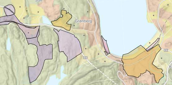 Figur 2: Næringsarealer avsatt i Interkommunal Arealplan (IKAP).