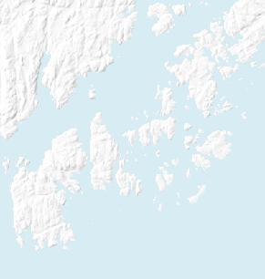 1: Map displaying Krøgenes D2 with a reconstructed sea level at 22 m above present.
