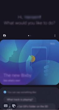 Apper og funksjoner 2 Velg språket som skal brukes med Bixby. 3 Følg instruksjonene på skjermen for å logge på Samsung-kontoen din.