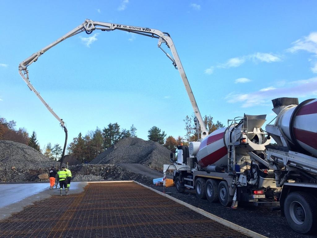 betongprodusenten som en hjelp for å produsere betong til gulv som tilfredsstiller krav i Norsk Betongforenings publikasjon nr. 15 (NB15-sept 2018).