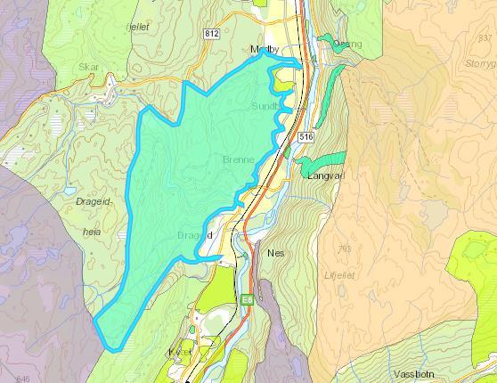 friluftsområde Sundby-Drageid.