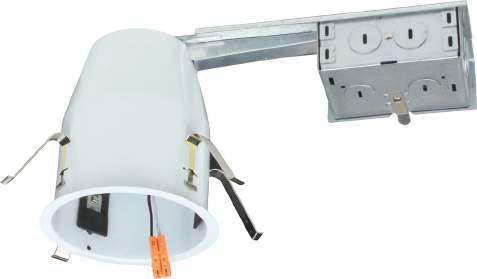 dedicated IC housing is designed for remodel installations and is suitable for use in ceilings where the housing  Four