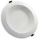 8" Shown 6 & 8 Architectural recessed down light retrofit solution with integrated LED