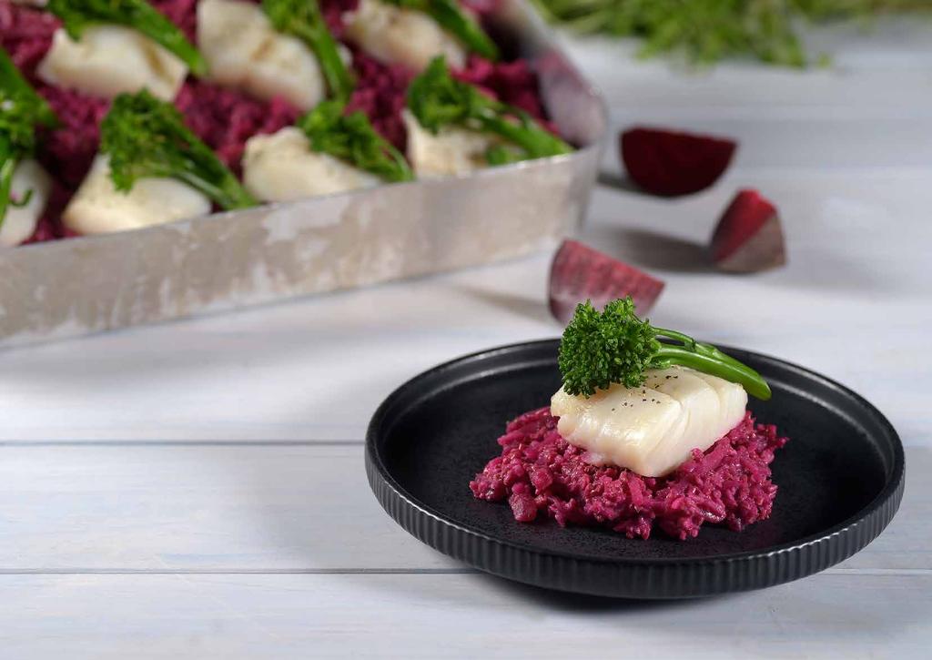 Ny serveringsklar salat Delikat Havre- og rødbetsalat med knutekål Perfekt til buffeten Serveringsklare Godt som