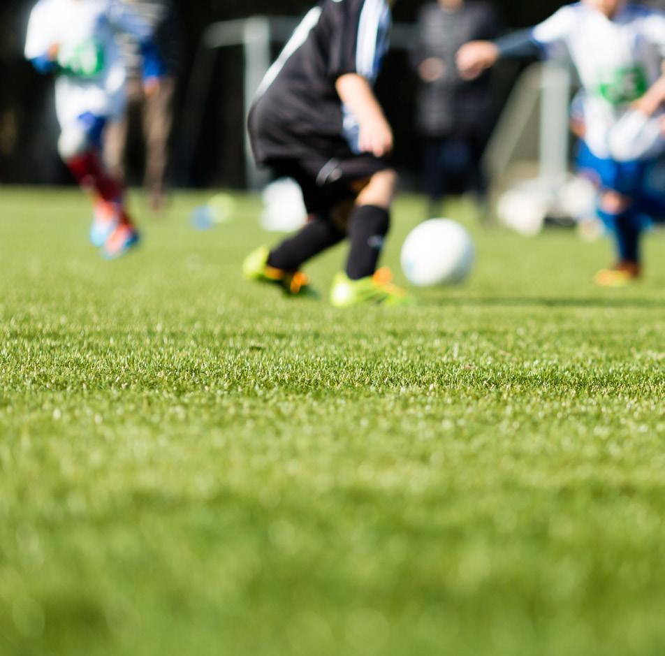 fotballspillet og oppnå kravene fra FIFAspesifikasjonene; fra kunstig 3G kunstgress til hybrid systemer.