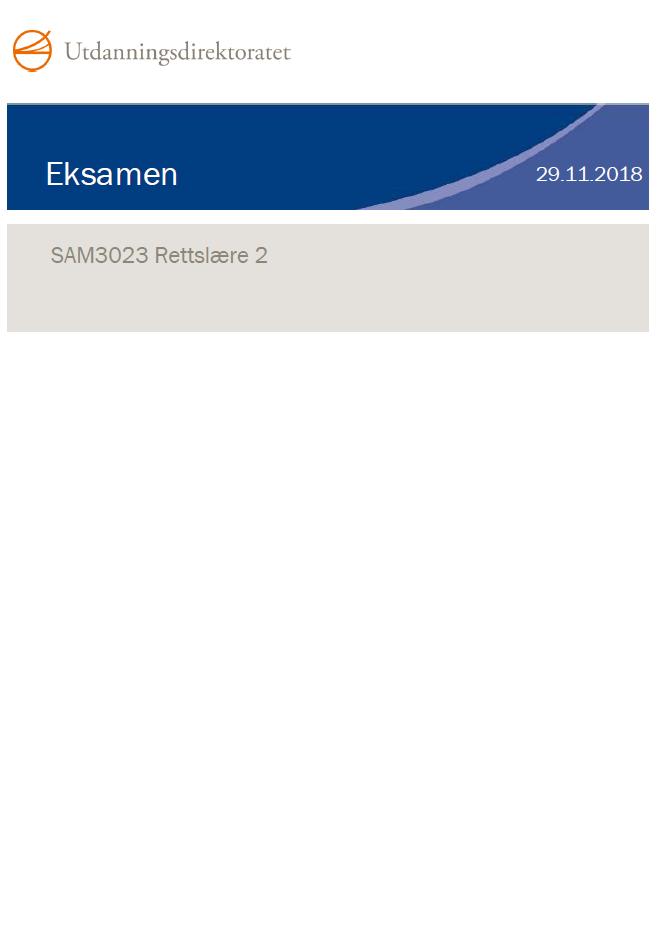 Eksamen 2018