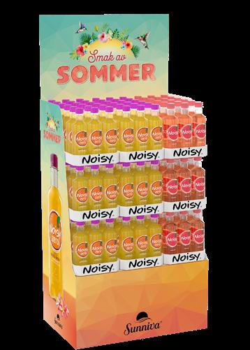Noisy Zero Mango - Pasjon og Original Eple - Fersken pre-pakket ¼ pall NY NOISY - PALL TIL SOMMERKAMPANJEN 2019 TINE sin tradisjonsrike sommerkampanje kommer i ny drakt sommeren 2019.