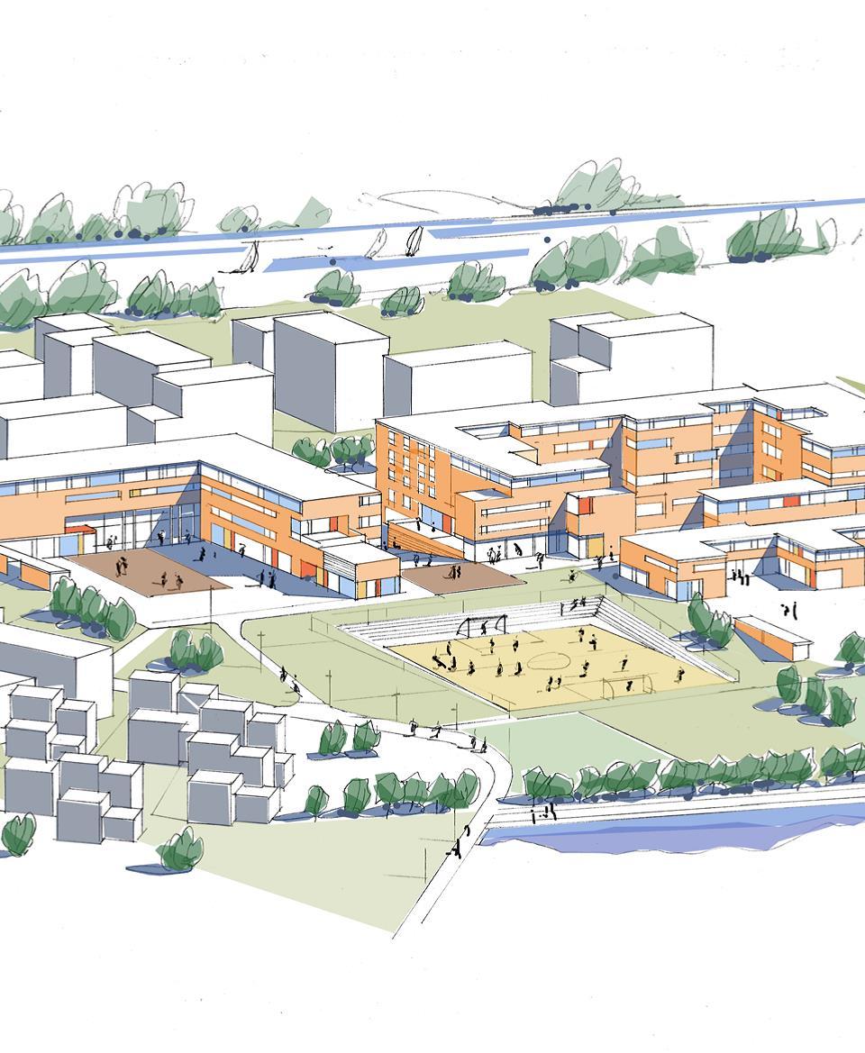 Utbyggingsavtalene: Oksenøya senter med skole, barnehage og bo- og behandlingssenter, samt flerbrukshall m.m. En unik mulighet for Bærum Sikrer skoler, barnehager m.m. Betydelig rimeligere enn i andre deler av kommunen.