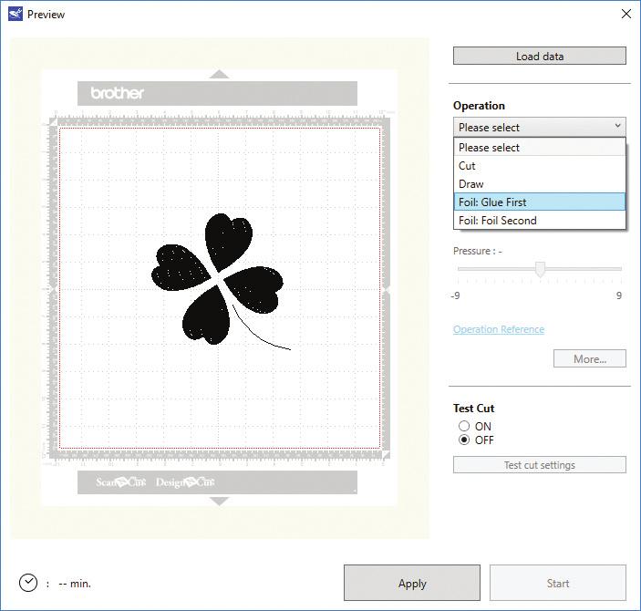 Good foiling results may be difficult to achieve with extremely small or complicated patterns. Make sure that the pattern is smaller than the foil (3.9" 7.