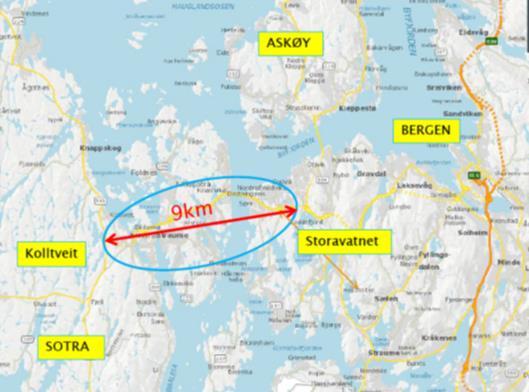 Hordaland Sotrasambandet OPS kontrakt 4 bruer 4 toløps tunellar, totalt 4,6 km 4