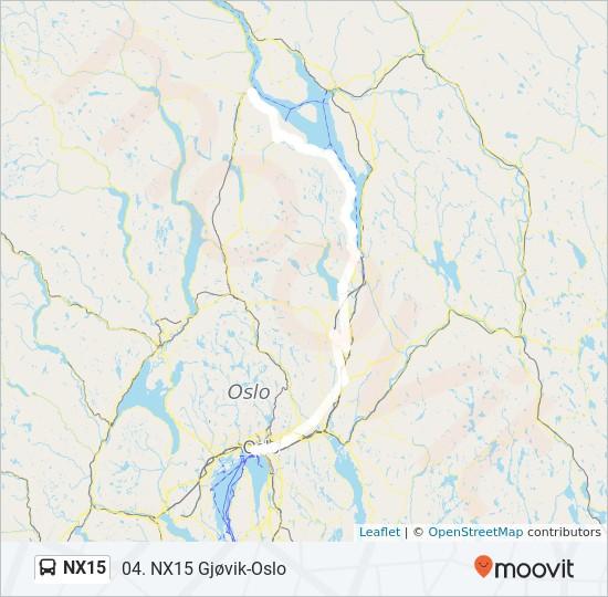 Retning: Hjortnes/Filipstad (Cl) 37 stopp VIS LINJERUTETABELL Kaspergården Fauchalds Gate 23, Gjøvik Bondelia Jonsokstien, Gjøvik Steinsjå Gjøvikvegen 1152, Norway Andersgård NX15 buss Rutetabell