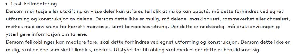 Forskrifter skal følges, standarder/normer er (i utgangspunktet)