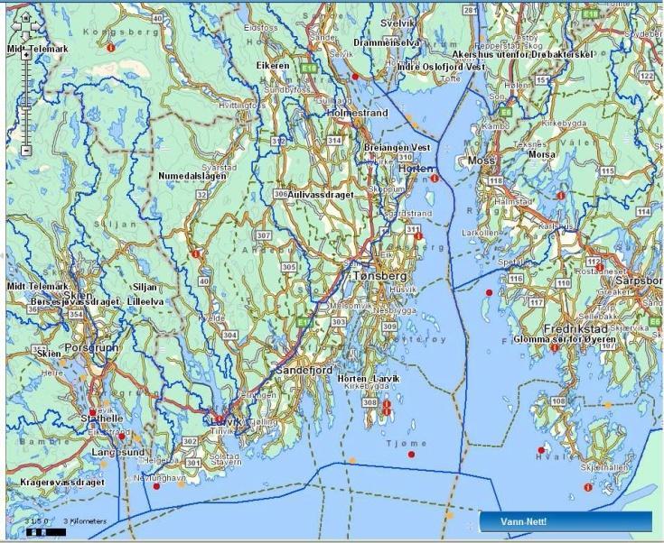 Samarbeidsprosjekt Ytre Oslofjord vannregionene Vest-Viken og Glomma Buskerud, Telemark, Vestfold og Østfold har til sammen