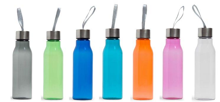 554458 Aqua Lekker drikkeflaske i BPA- fri TRITAN - plast og lokk i rustfritt stål. Snoren i lokket gjør det mulig å henge flasken på en krok eller rundt håndleddet. Volum: 600 ml. Kr.