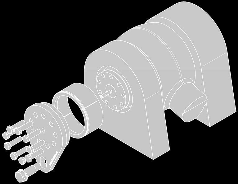 By using correct tread paste we ensure the correct torque. Komponenter monteres.