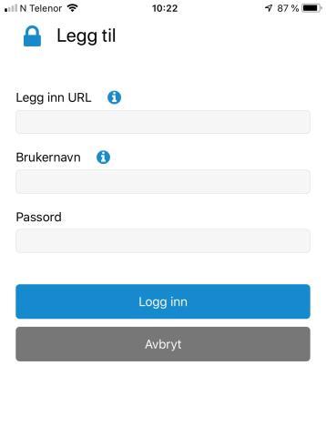 10.2 Innlogging for de ansatte via app De ansatte kan logge seg inn på pc, mobil og nettbrett via nettleser i tillegg til via app.