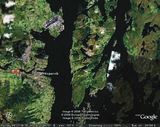 K A R T F O T O Vindparken er tenkt plassert på Fosenhalvøya i området rett øst