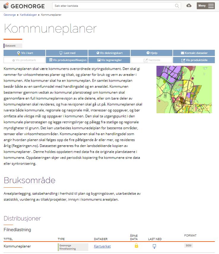 Hvordan bruke nedlastingsløsningen reguleringsplaner eller