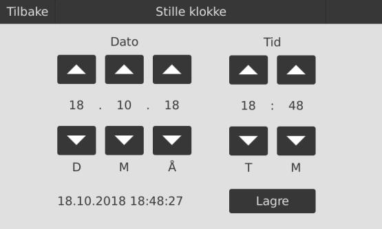 Stille klokke For å være klar til et forventet internasjonalt opphør av skifte