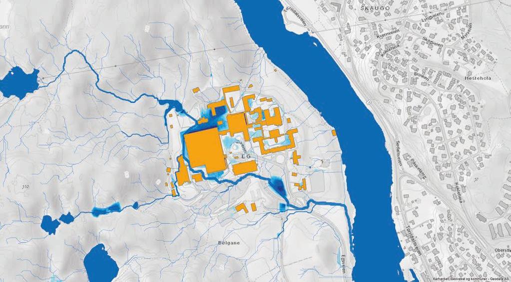 Avrenningslinjer, lavpunkt og risiko