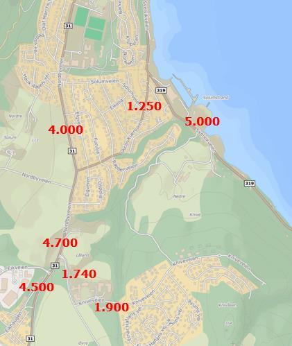 Åskollen Lolland Det foreligger ikke planer for oppgradering av eksisterende Svelvikvei fra Tørkop til Rundtom.