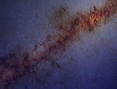 Melkeveiens sentrum Sentrum av galaksen er skjult i