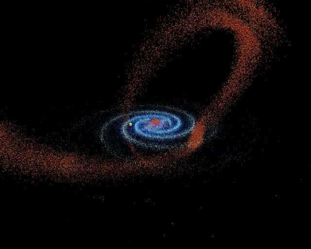 Melkeveiens dannelse SagDEG, en elliptisk dverggalakse i Sagittarius (Skytten), ble funnet ved en tilfeldighet i