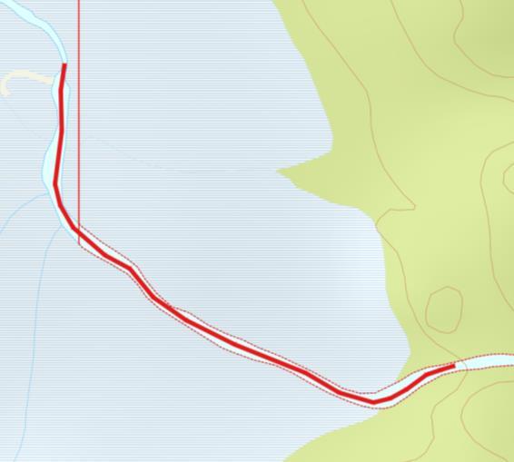 Stasjon 4 Det ble gått 255 meter (800 m 2 ) på en 15 min. telling.