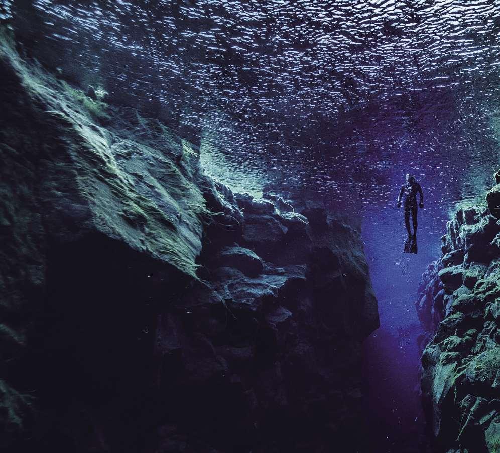 #DiscoverYourPlanet The clearest water on Earth The Silfra fissure, Iceland