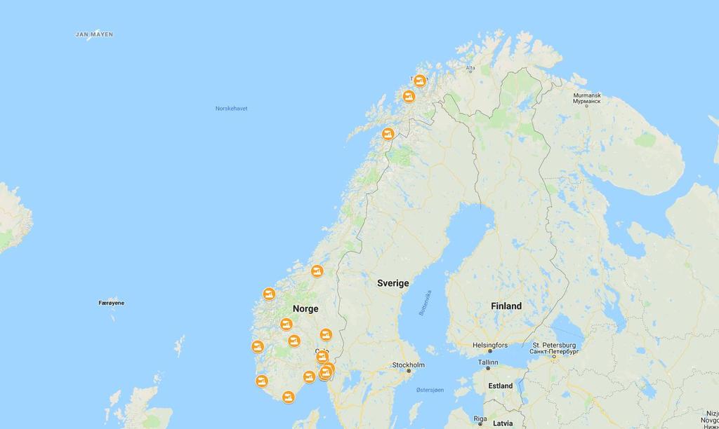 Forbrenning av avfall i Norge 18 energigjenvinningsanlegg 2 sement-anlegg 1,7 mill tonn restavfall behandles med forbrenning og energigjenvinning i Norge (0,7 mill
