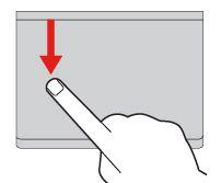 Zoome inn med to fingre Plasser to fingre på pekeplaten, og beveg dem fra