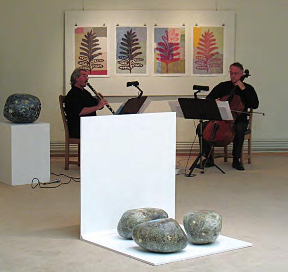 Torgeir Ziener klarinett og Arjan Nieland cello.