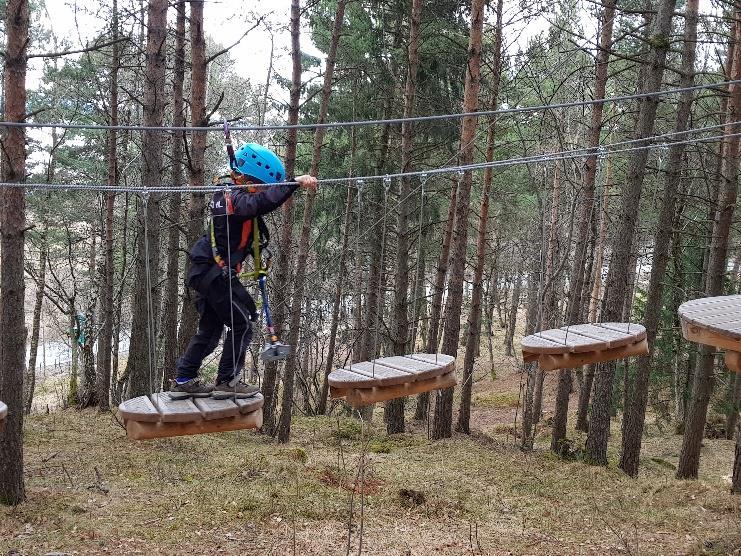 Klatreparken Høyt og lavt CP foreningen Trøndelag var så heldig å bli invitert av klatreparken «Høyt & lavt» på Tunga til føråpning av parken fredag 27. april 2018.