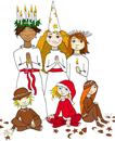 10. 11. 12. 13. 14. Adventssamling Inne/ utelek Julevandring St. Lucia Førskolegruppe 2.