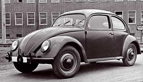 6. Volkswagen Boble 1949 Volkswagen (Folkevognen) ble utviklet i Tyskland i mellomkrigstiden.