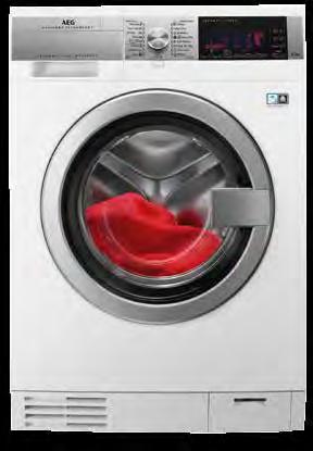 En tenkende maskin Med Optisense tilpasses vasketiden etter hva du har lagt i maskinen, for å forhindre at vasken blir liggende for lenge.