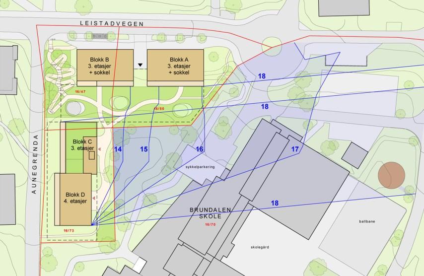 mars kl. 15.00 Solstudiene viser også at 21. mars vil det bli skygge på skolens vestlige uteareal fra kl. 14.00 og fram til kl. 18.00. Det er mest skygge fra kl. 16.00 og frem til kl. 18.00, etter skoledagens slutt og mot slutten av SFO-tiden.