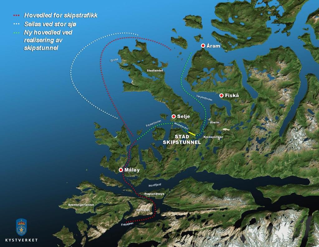 Bakgrunn Beskrivelse av området Stad-halvøya ligger i Sogn og Fjordane, på grensen mot Møre og Romsdal.