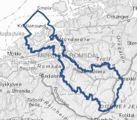 2.1 Vassområdet vårt Søre Nordmøre er dominert av den moderat eksponerte Sunndals-/Tingvollfjorden og fjordane rundt Frei og Averøya.